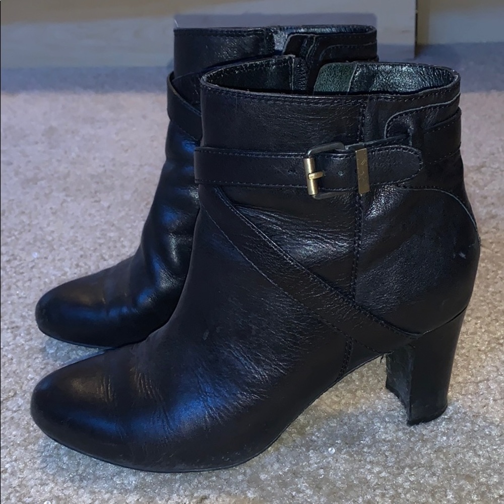 Black ankle boots